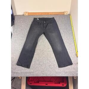Levis 559 Jeans Mens 36x29 Black Relaxed Straight Stretch Denim Charcoal Wash